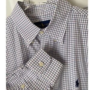 Polo Ralph Lauren Men's Button Down Shirt Long Sleeve Plaid Classic Fit Size L